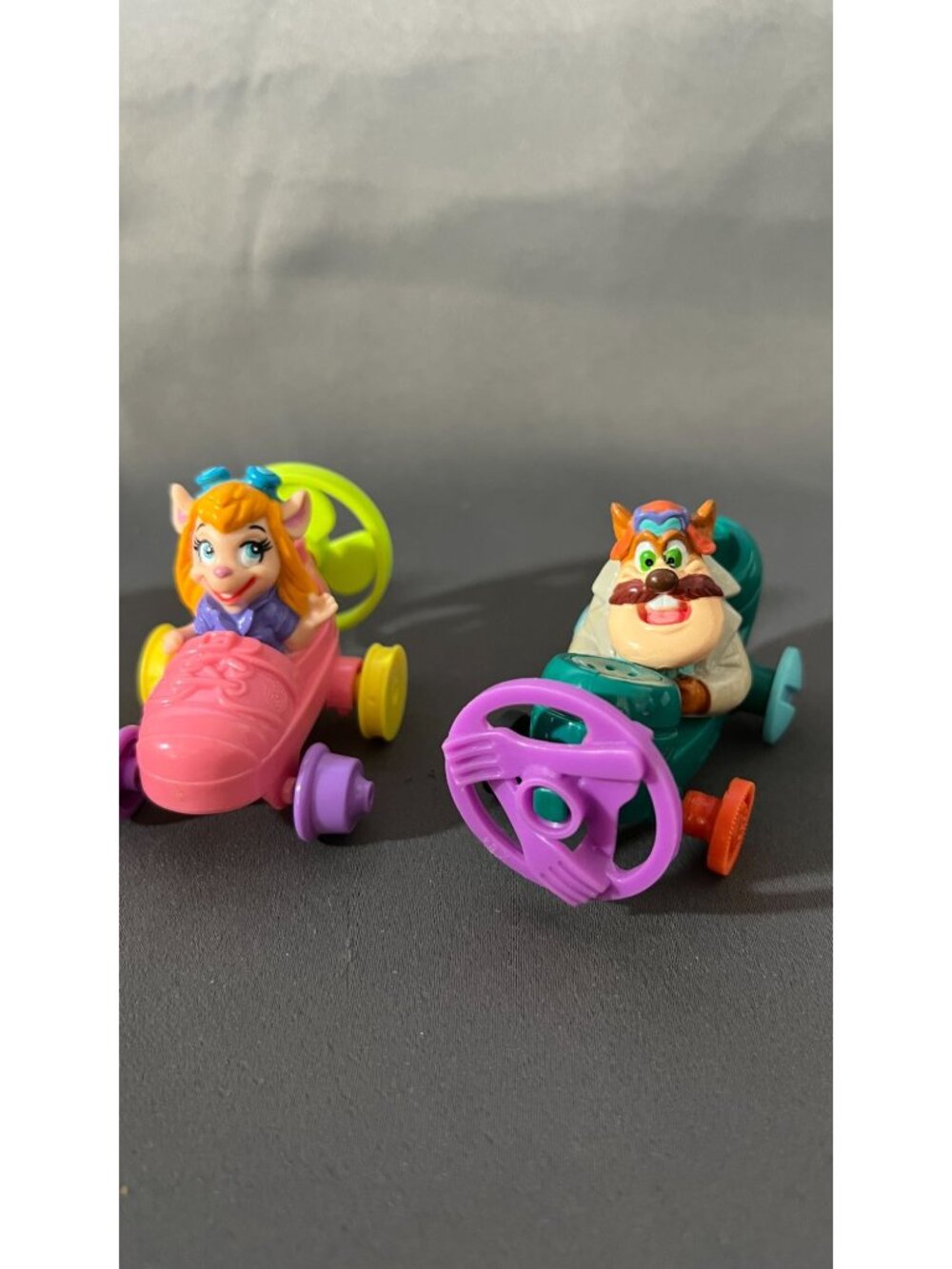 Chip N Dale Rescue Rangers McDonalds Happy Meal Toys Set - Picture 4 of 4